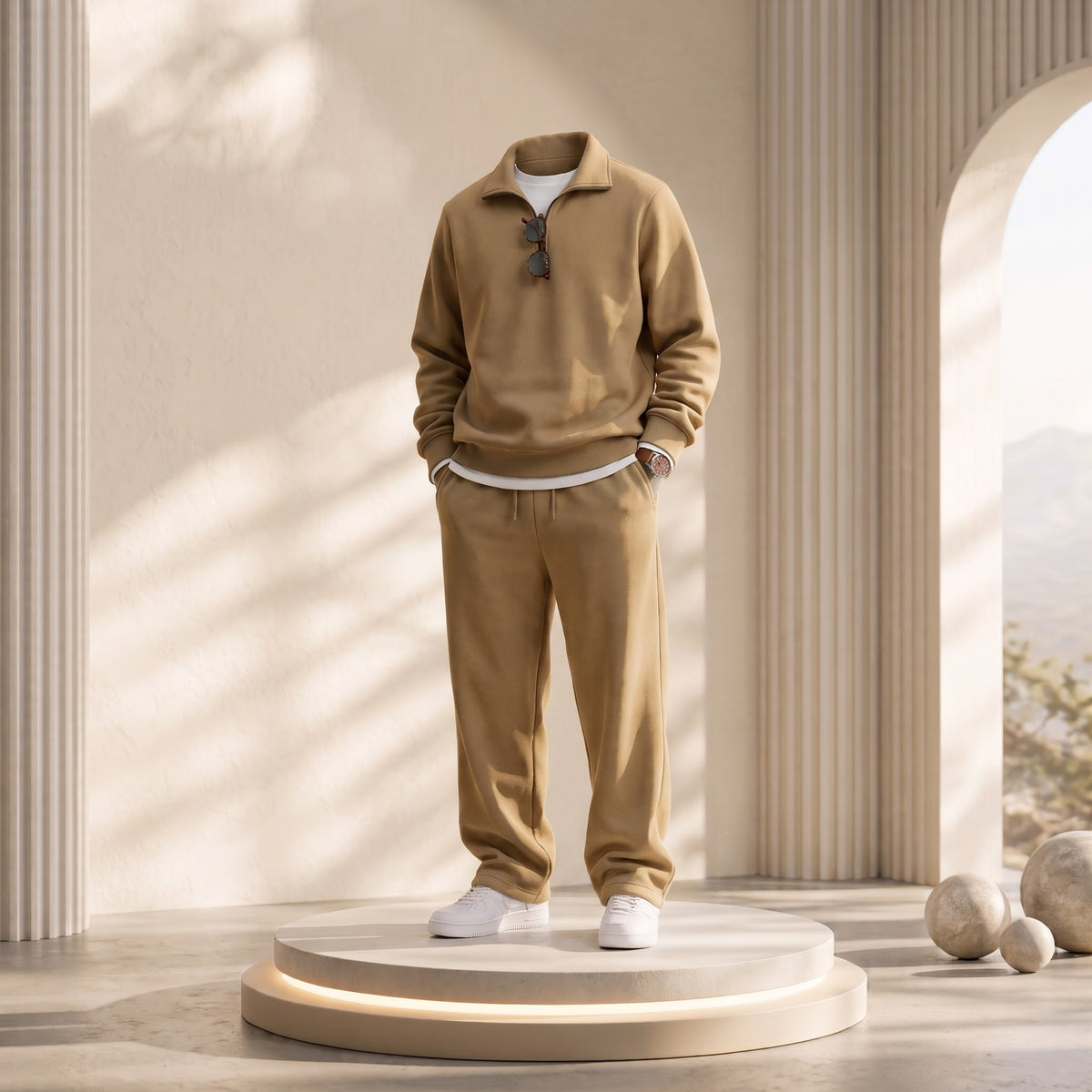 OLD MONEY HALF ZIP