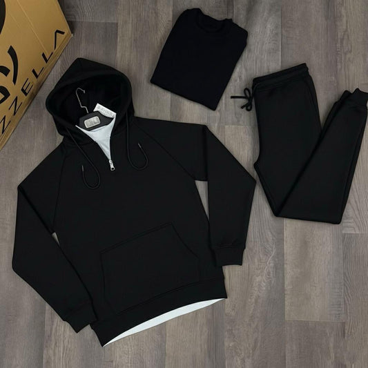 Sweat Half Zipper 3 Pièces
